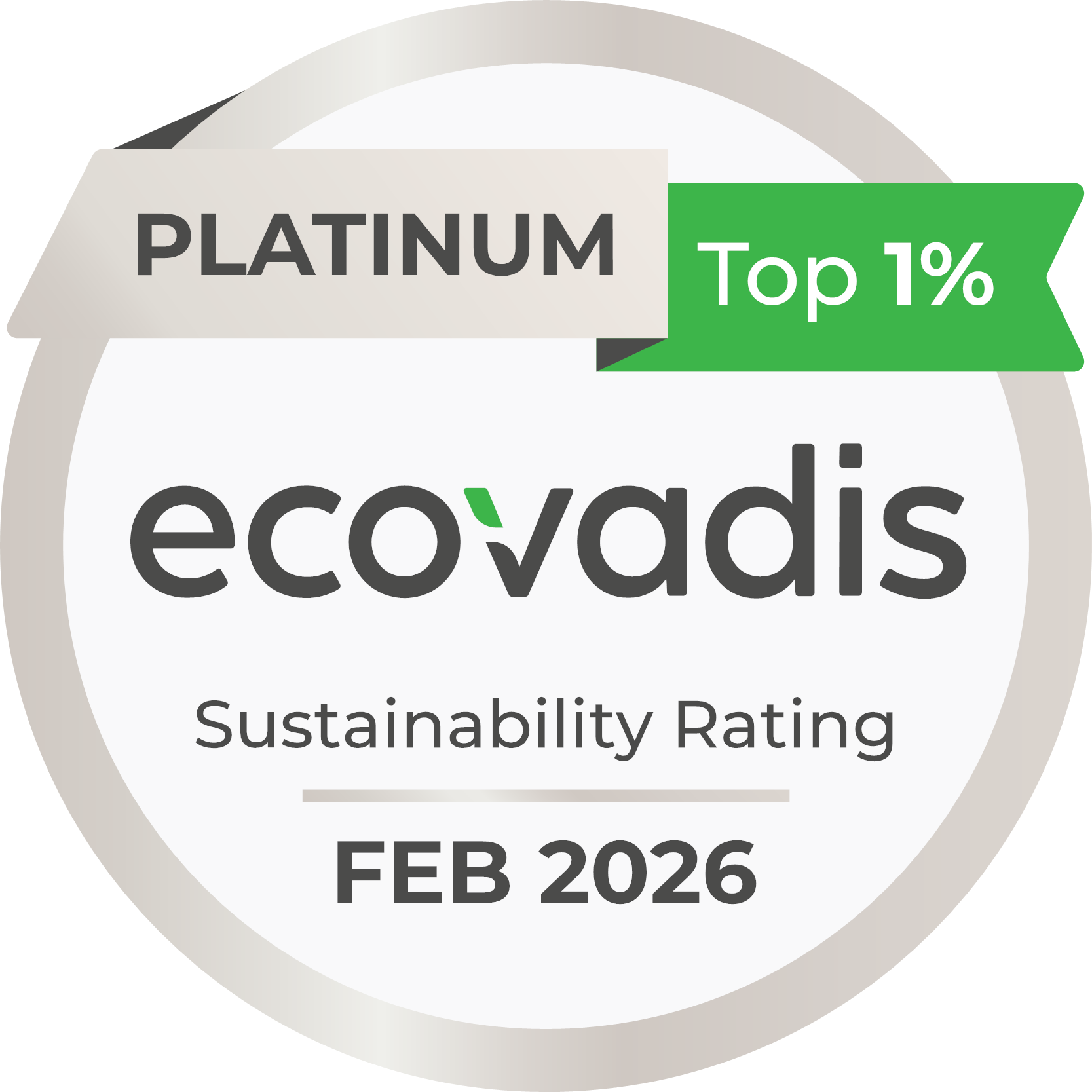 Médaille Gold Ecovadis